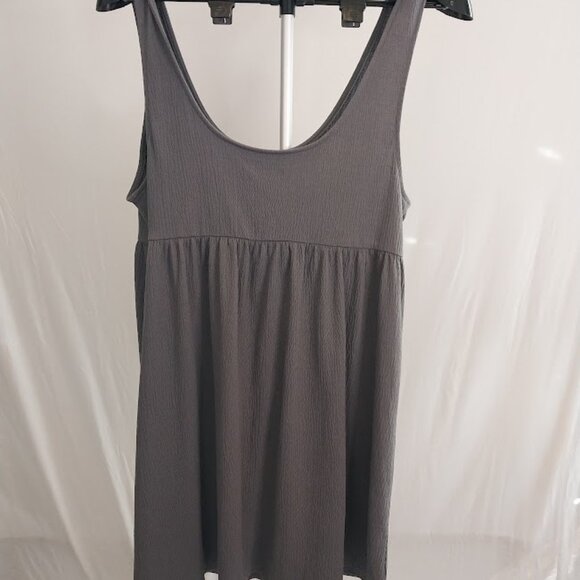 Wild Fable Gray Shoulder Tie Sleeveless Dress - Picture 6 of 6